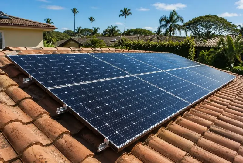 Installation de panneaux solaires à Chanverrie
